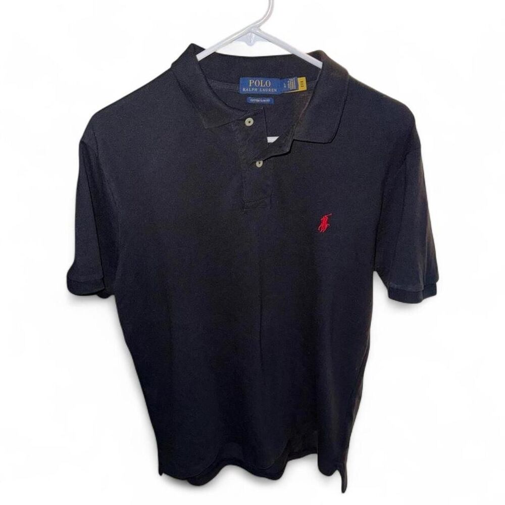 Polo-ralph-lauren Men's Black and Navy Polo-shirts